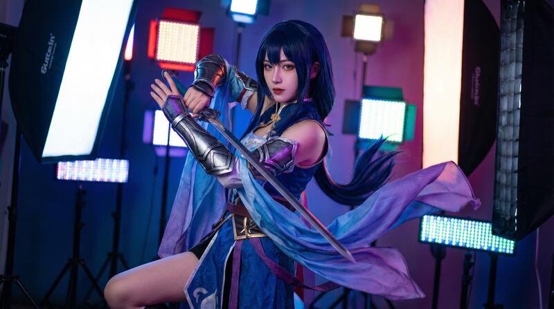 91Cosplay视频：国风武侠角色演绎